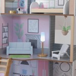 Casuta pentru papusi din lemn MDF Alina DollHouse de la KidKraft